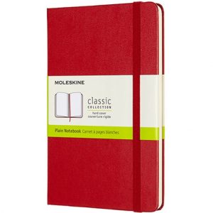 Notatnik Moleskine Classic M (11.5x18cm) gładki czerwony