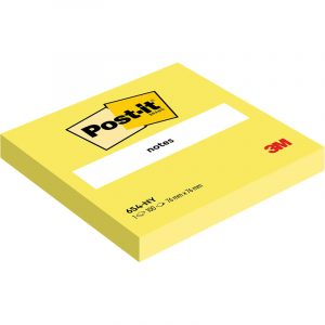 Karteczki Post-it 76x76mm (654-NY) jaskrawożółte (100)