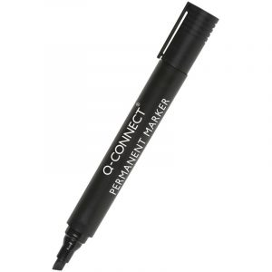 Marker permanentny Q-Connect 3-5mm ścięty czarny