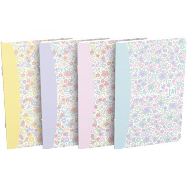 Zeszyt Oxford Floral 90x140mm/30k linia mix kolorów
