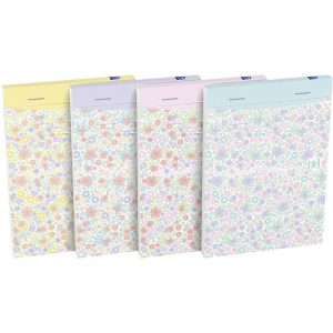 Notatnik Oxford Floral A6/80k linia mix kolorów