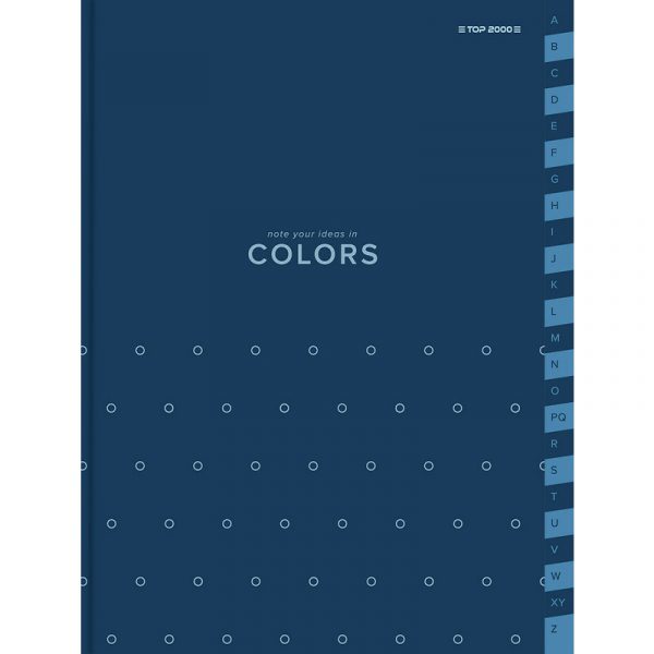 Skorowidz Top 2000 Colors A4/96k kratka niebieski