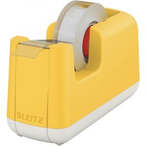 Podajnik do taśmy biurowej Leitz Cosy żółty