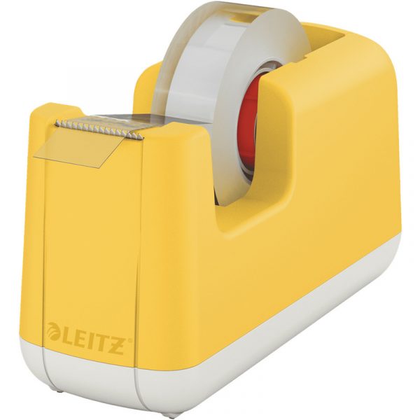 Podajnik do taśmy biurowej Leitz Cosy żółty