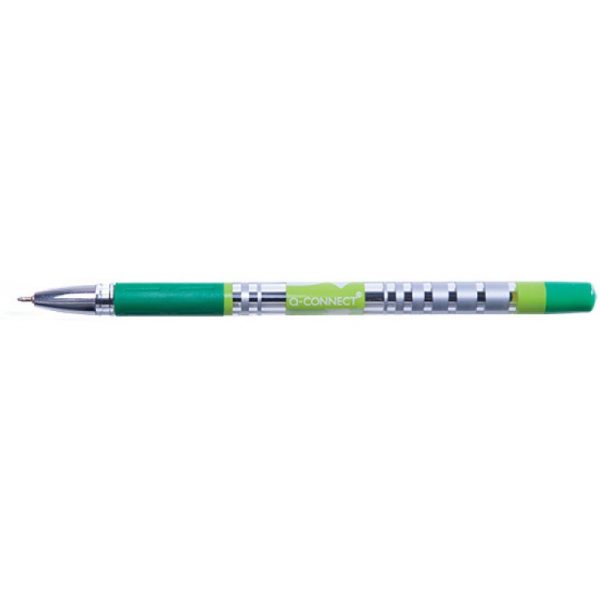 Długopis żelowo-fluidowy Q-Connect 0.5mm zielony