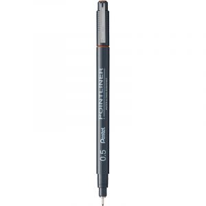 Cienkopis Pentel PointLiner 0.5mm miedziany