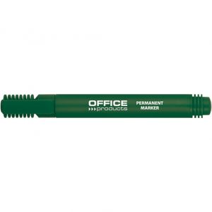 Marker permanentny Office Products 1-3mm okragły zielony