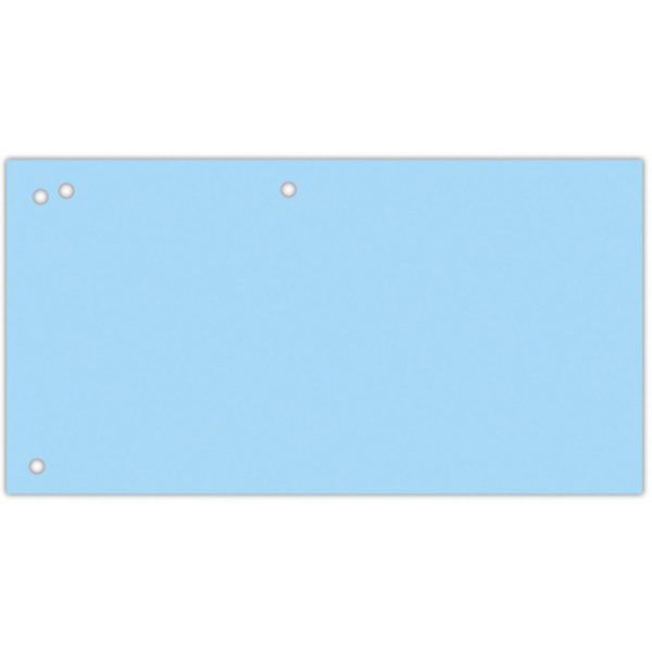 Przekładki kartonowe Office Products 1/3 A4 niebieskie (100)