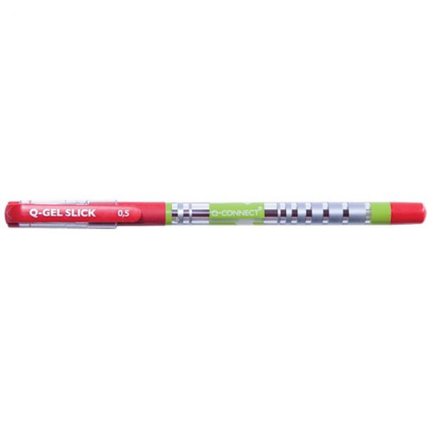 Długopis żelowo-fluidowy Q-Connect 0.5mm czerwony