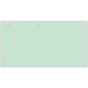 Przekładki kartonowe Office Products 1/3 A4 zielone (100)
