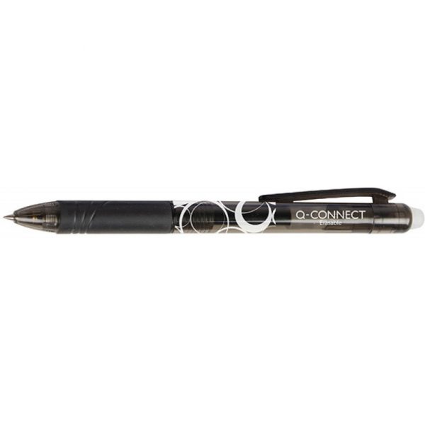 Długopis wymazywalny Q-Connect 1.0mm czarny