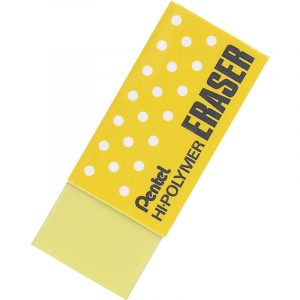 Gumka Pentel Hi-Polymer żółta