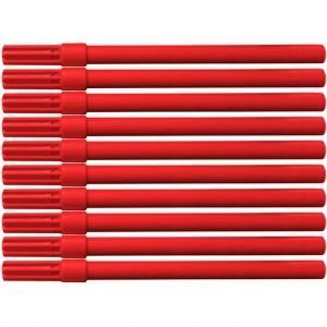 Flamastry Office Products 1.0mm czerwone (10)