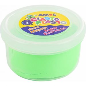 Masa plastyczna Amos Ciasto-Plasto 30g neon zielony