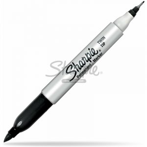 Marker permanentny Sharpie Twin Tip czarny