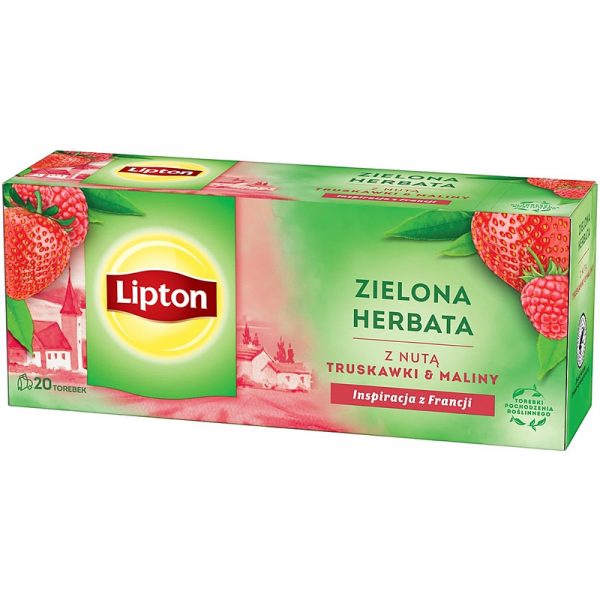 Herbata Lipton zielona z nutą truskawki i maliny (20)