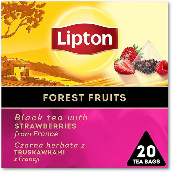 Herbata Lipton Piramid czarna Forest Fruits (20)