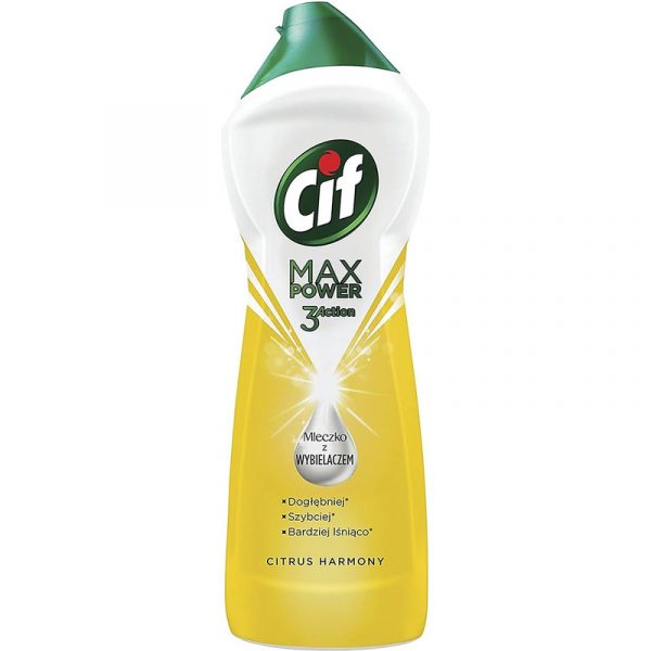 Mleczko do czyszczenia Cif Max Power 1001g Citrus