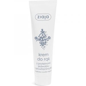 Krem do rąk Ziaja 100ml z proteinami jedwabiu i prowitaminą B5