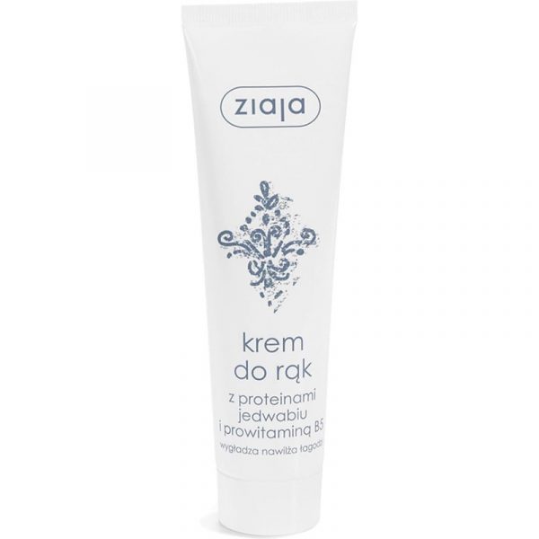 Krem do rąk Ziaja 100ml z proteinami jedwabiu i prowitaminą B5