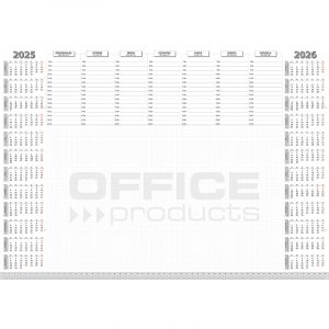 Biuwar na biurko Office Products 594x420mm 2025/2026
