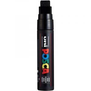 Marker z farbą plakatową Uni POSCA PC-17K 15mm czarny