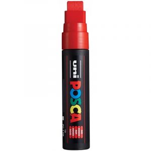 Marker z farbą plakatową Uni POSCA PC-17K 15mm czerwony