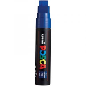 Marker z farbą plakatową Uni POSCA PC-17K 15mm niebieski