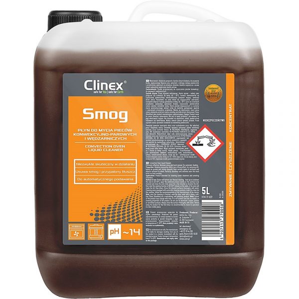 Preparat do zmywania i czyszczenia urządzeń CLINEX Smog, 5l