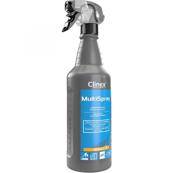 Uniwersalny spray CLINEX Multi Spray, myjący, Mango, 1l