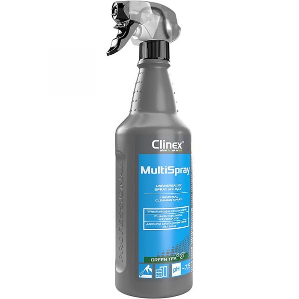 Uniwersalny spray CLINEX Multi Spray, myjący, Green Tea, 1l