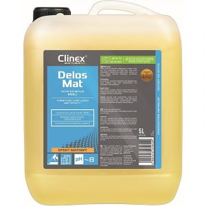Płyn do pielęgnacji mebli CLINEX Delos Shine 5L, pozostawia połysk