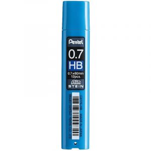 Grafity do ołówków Pentel Ain Stein 0.7mm HB (12)