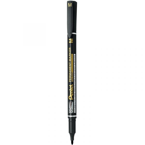 Foliopis permanentny Pentel NM470 M 1.0mm czarny