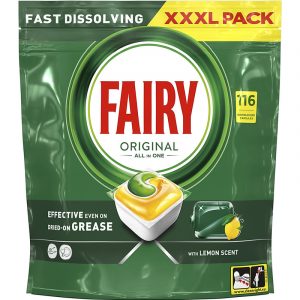 Kapsułki do zmywarki Fairy Original All in one Lem