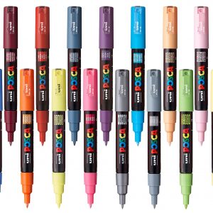 Marker z farbą plakatową Uni POSCA PC-1M pastelowy