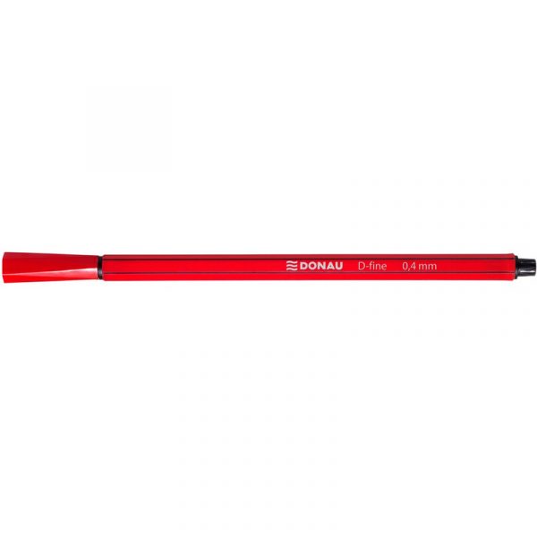 Cienkopisy Donau D-Fine 0.4mm czerwone (10)