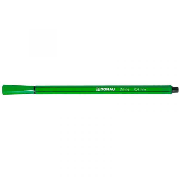 Cienkopisy Donau D-Fine 0.4mm zielone (10)