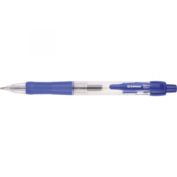 Długopis żelowy Donau Gelclick 0.5mm niebieski