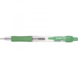 Długopis żelowy Donau Gelclick 0.5mm zielony