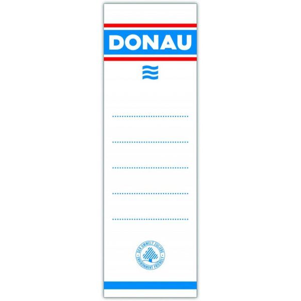 Etykiety na segregator Donau 54x153mm samoprzylepne (20)