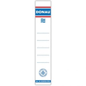 Etykiety na segregator Donau 33x153mm samoprzylepne (20)