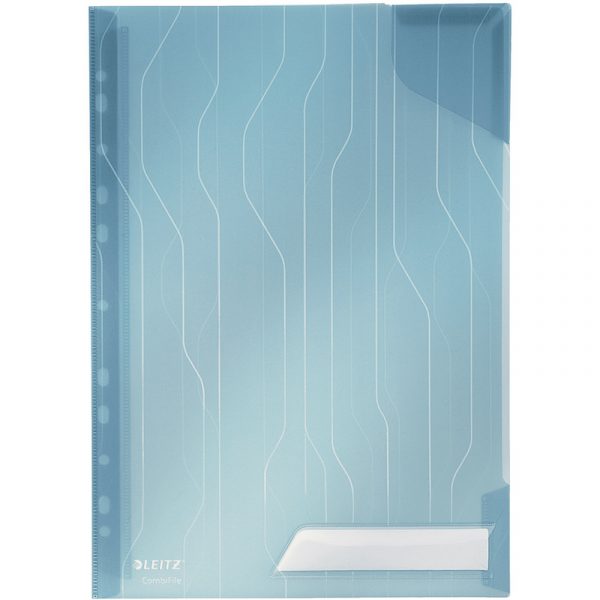 FOLDER LEITZ COMBIFILE A4 NIEBIESKI TRANSPARENTNY (5)