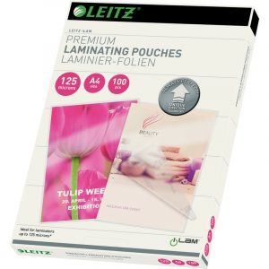 FOLIA LAMINACYJNA LEITZ A4/125µm BŁYSK (100)