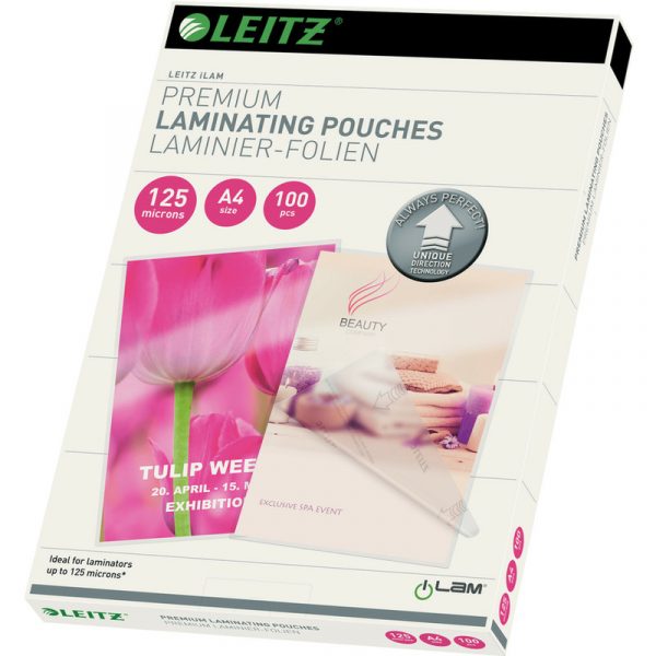 FOLIA LAMINACYJNA LEITZ A4/125µm BŁYSK (100)