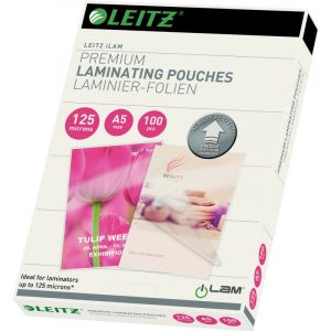 FOLIA LAMINACYJNA LEITZ A5/125µm BŁYSK (100)
