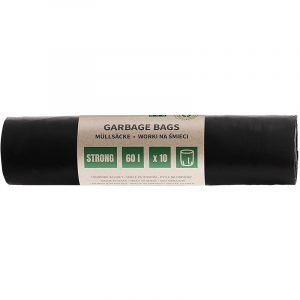 Worki na śmieci DONAU ECO, mocne (LDPE), 60l, 10 s