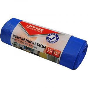 Worki na śmieci z taśmą OFFICE PRODUCTS, premium (
