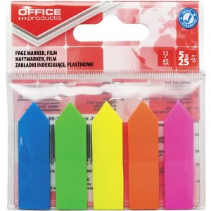 Zakładki indeksujące OFFICE PRODUCTS, strzałka, PP