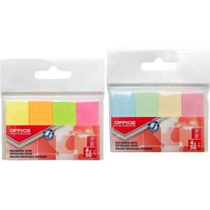 Zakładki indeksujące OFFICE PRODUCTS, papier, 20x5